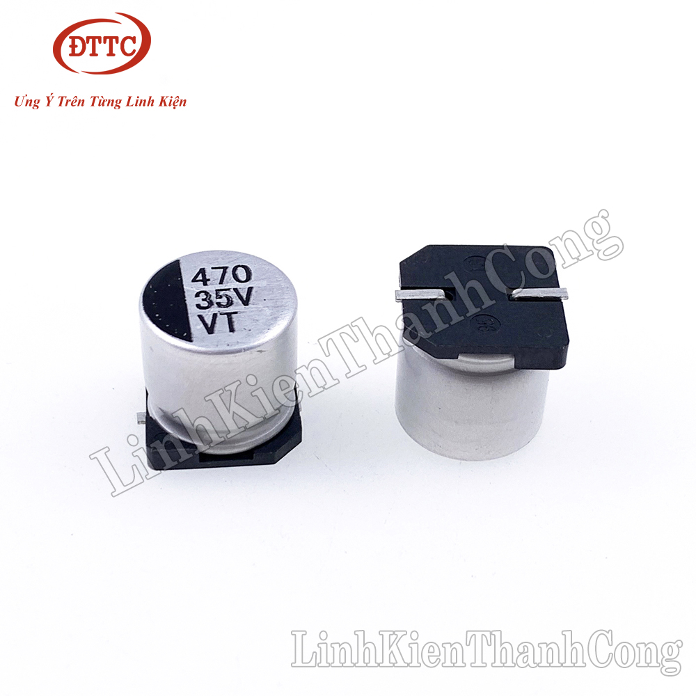 Tụ Nhôm 470uF 35V 10x10mm