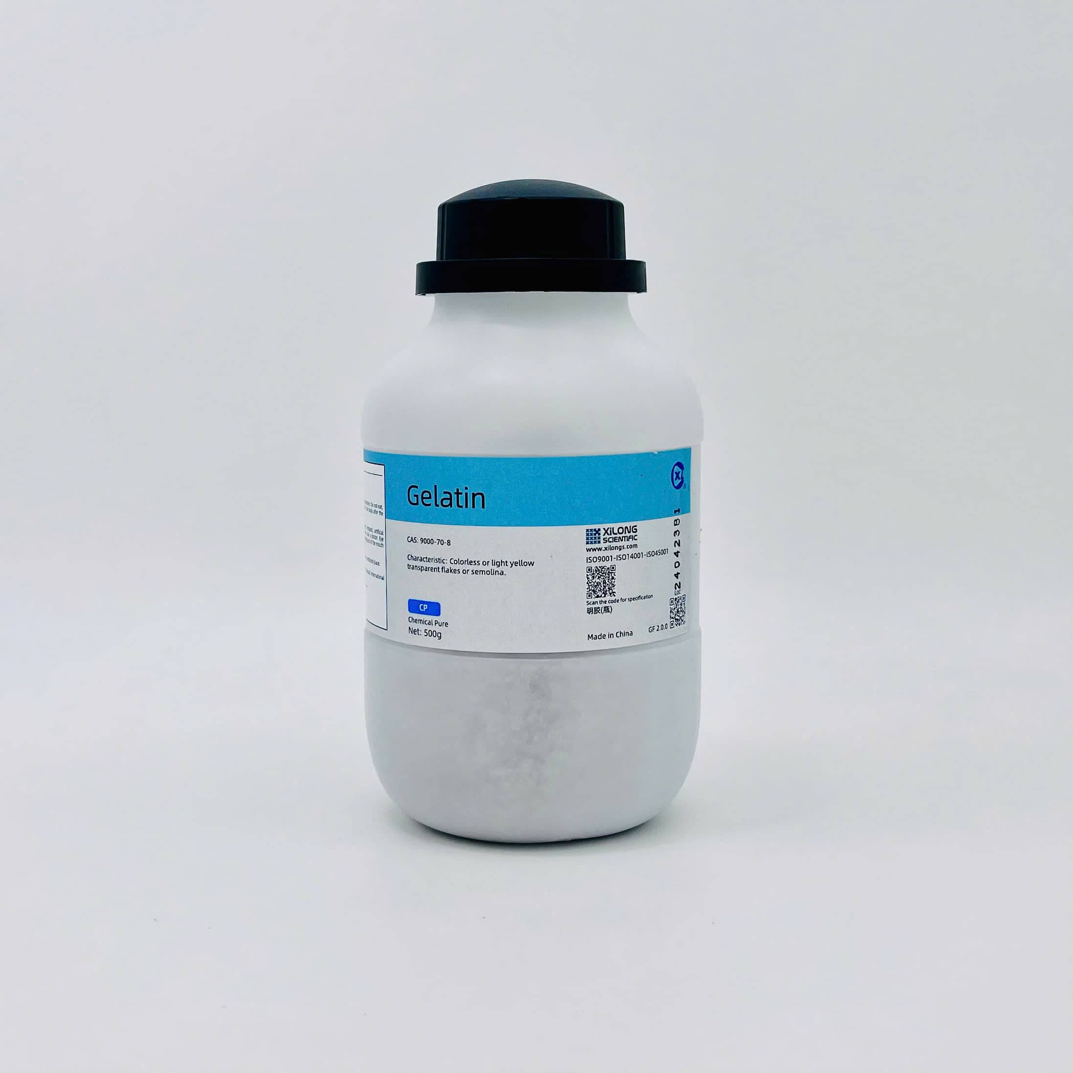 Hóa chất Gelatin (Chai 500G, CP, Xilong, Cas 9000-70-8)