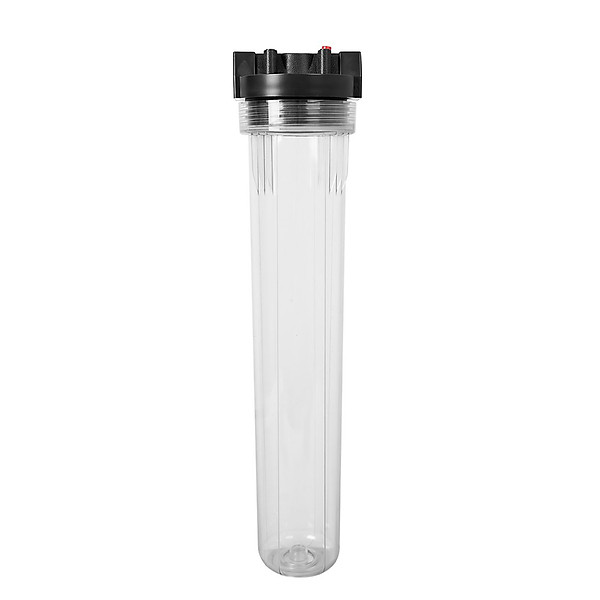 Vỏ - cốc ly lọc 20 inch ren (phi) 17, 21, 27 (trong suốt)