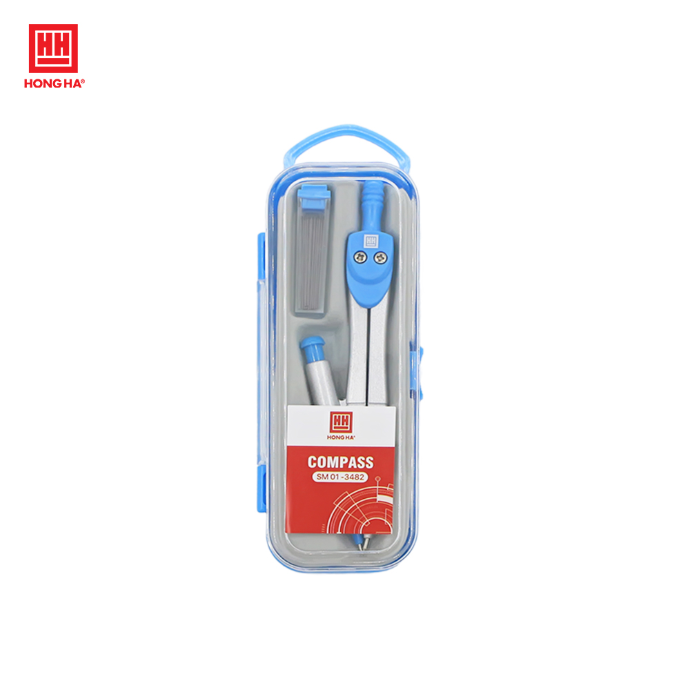 Bộ Compa Học Sinh Hồng Hà Chính Hãng Dành Cho Học Sinh/Sinh Viên - 3482/3484/3490/3575