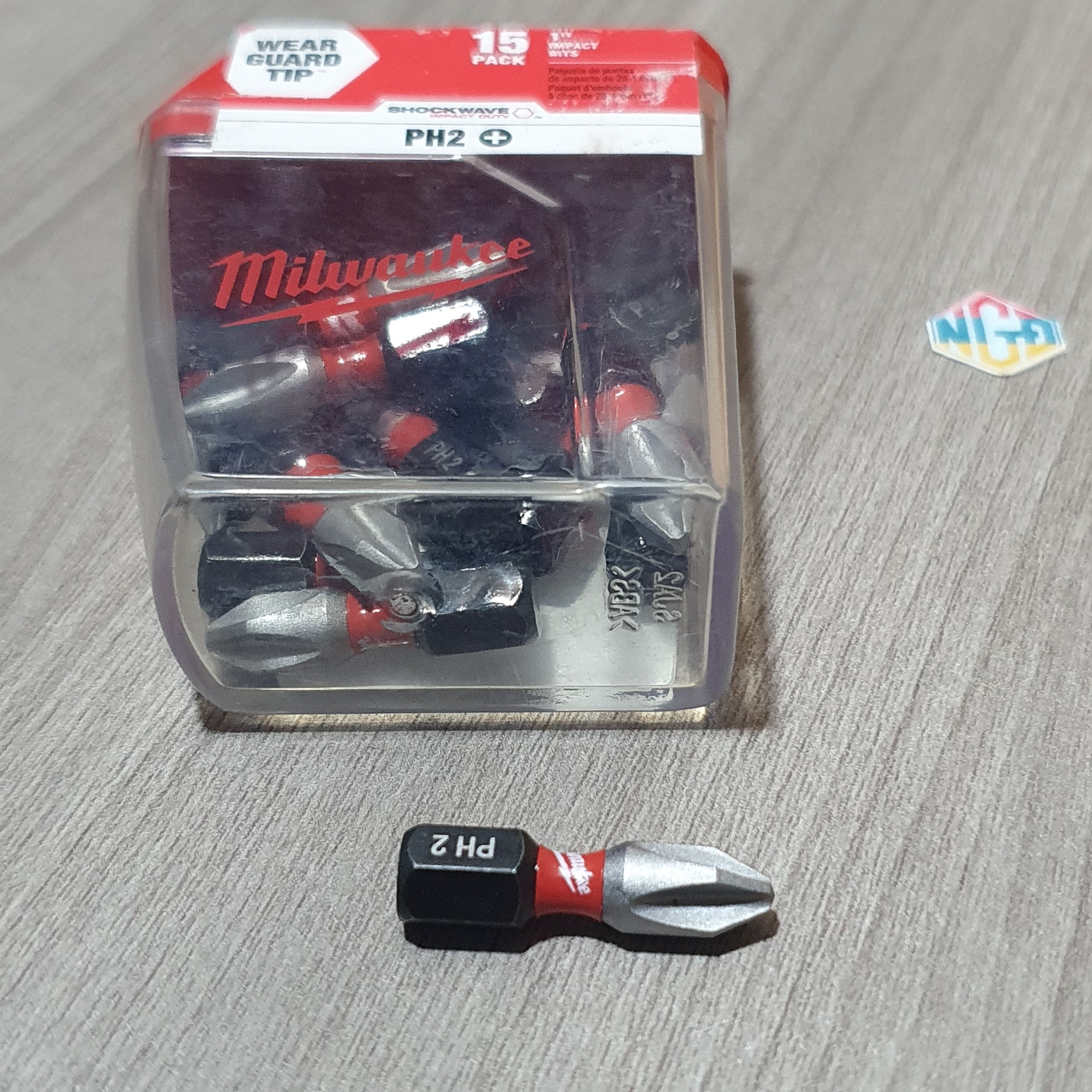 Mũi vít Milwaukee 2.5cm. ph2