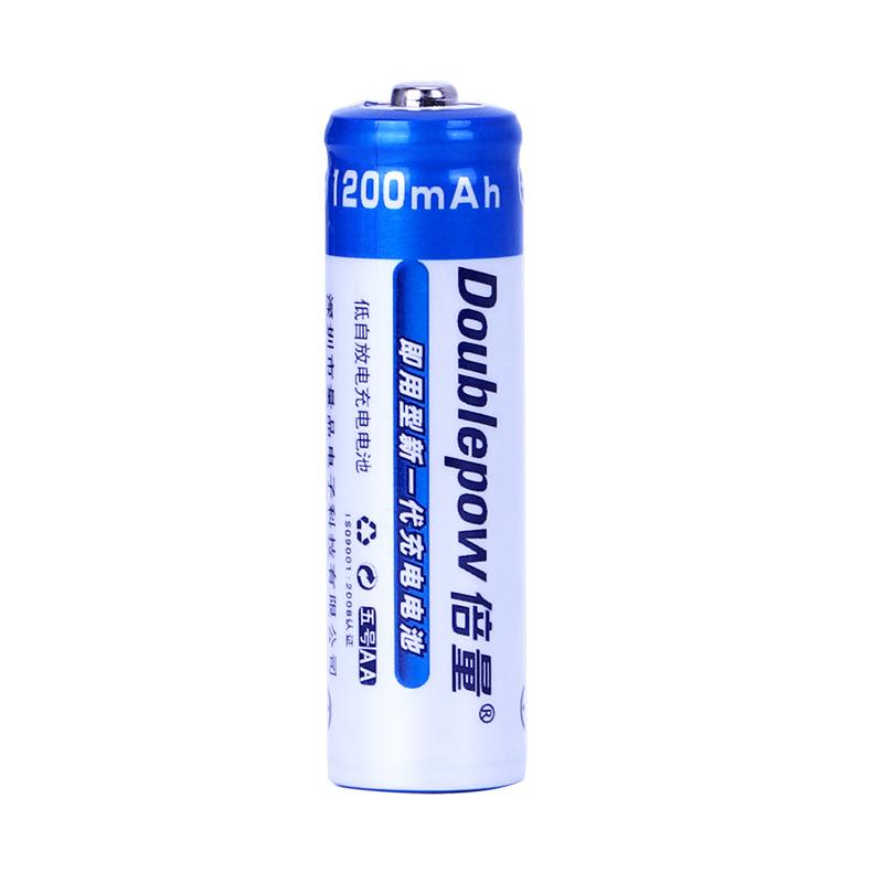 Set of 4 Doublepow Aa 1200Mah Rechargeable Batteries