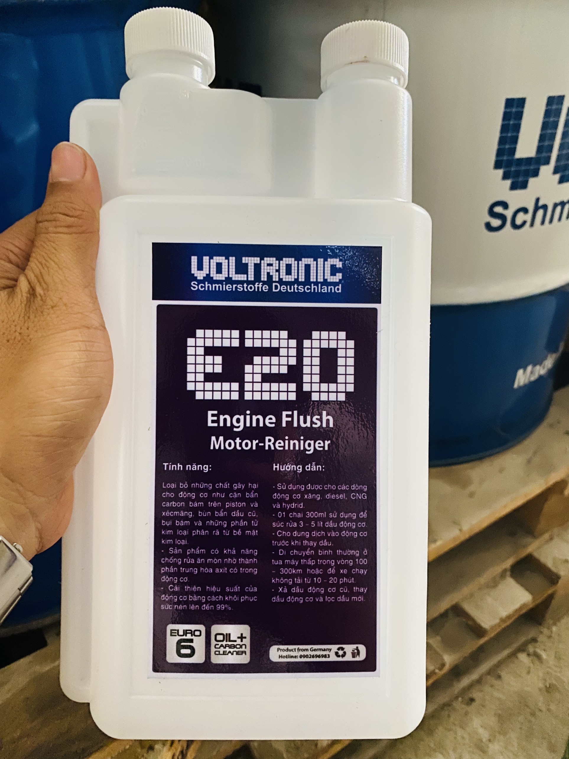 Dung dịch súc động cơ Voltronic E20 1lit
