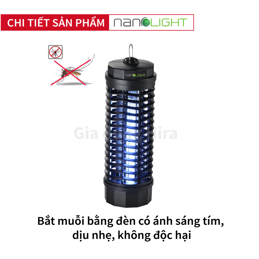 Đèn diệt muỗi và côn trùng Nanolight IK-002