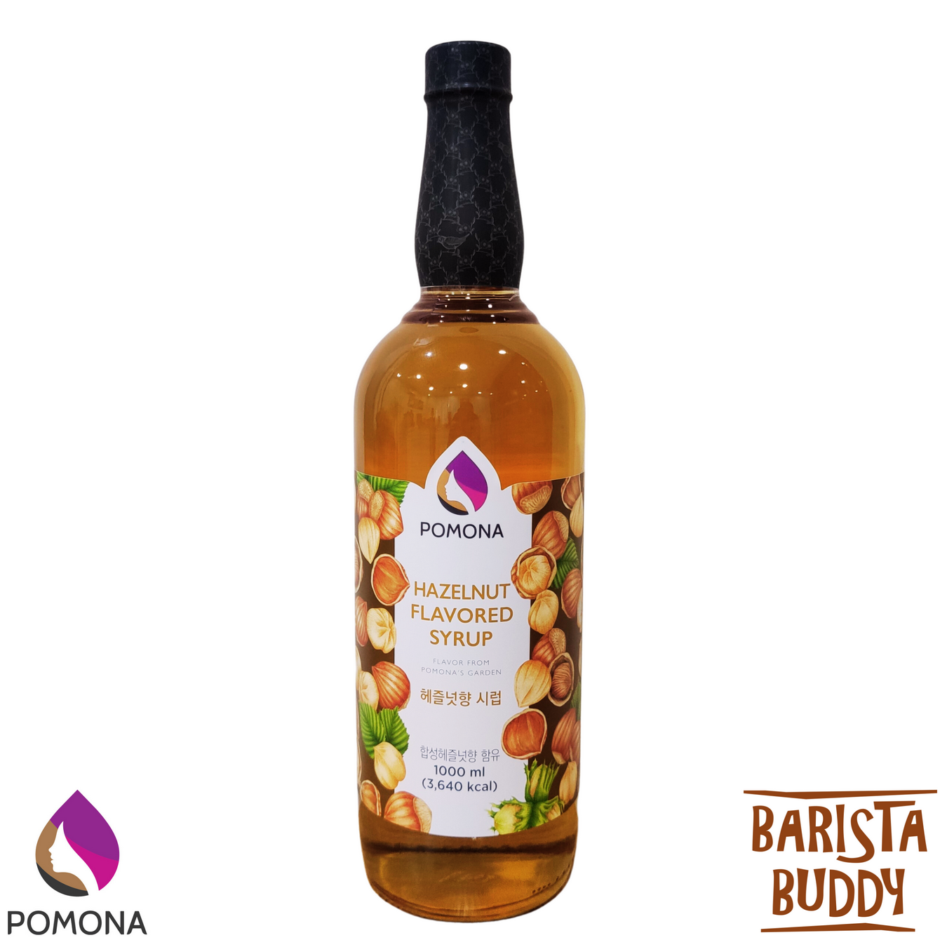Siro pha chế cà phê Pomona vị hạt phỉ Hazelnut (Nguyên liệu pha chế)