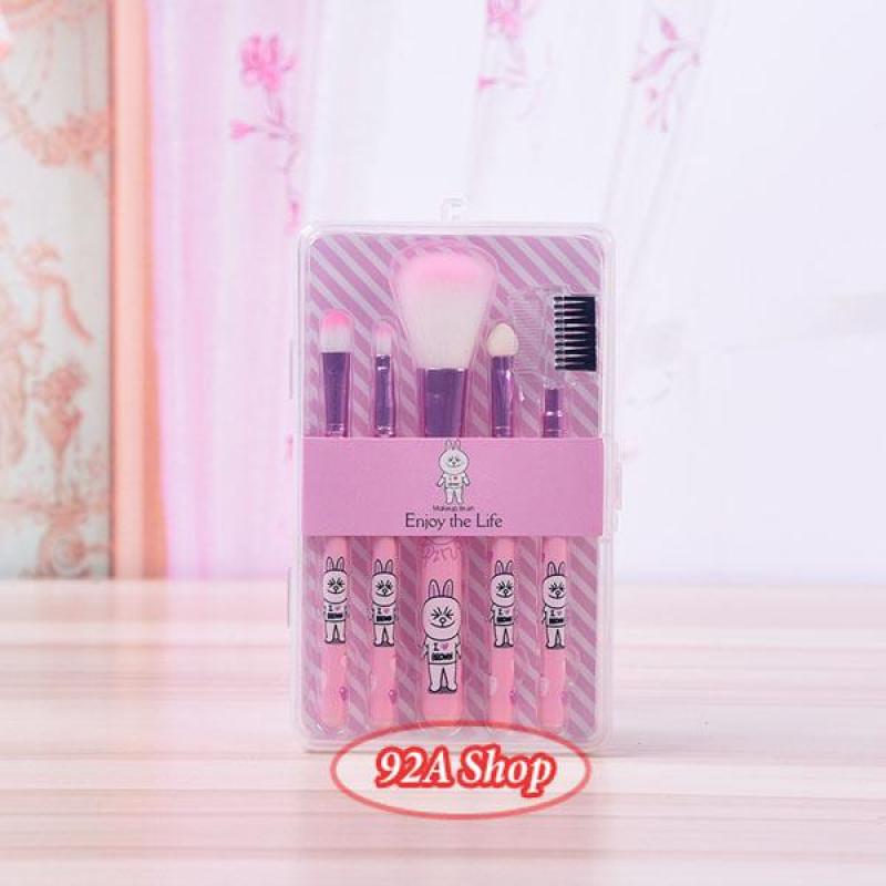BỘ CỌ 5 MÓN GẨU BROWN THỎ CONY MÈO HỒNG VỊT VÀNG