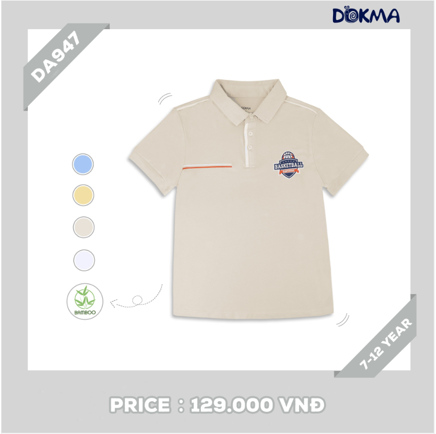 Áo Polo cho bé trai (7-12 tuổi)