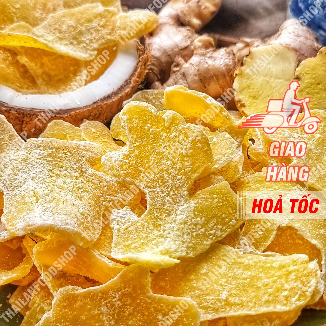 Mứt Gừng Huế - Lon 350gr