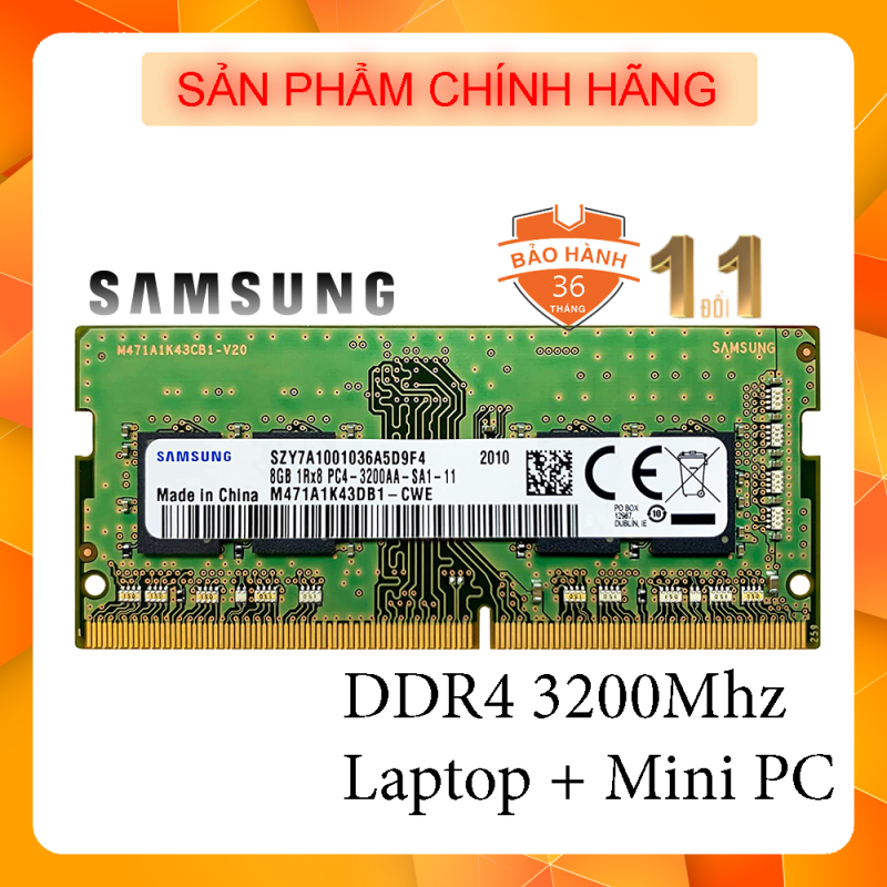 Bảng giá Ram Laptop Samsung DDR4 Bus 3200 8G 16G 32G - Hàng mới Phong Vũ