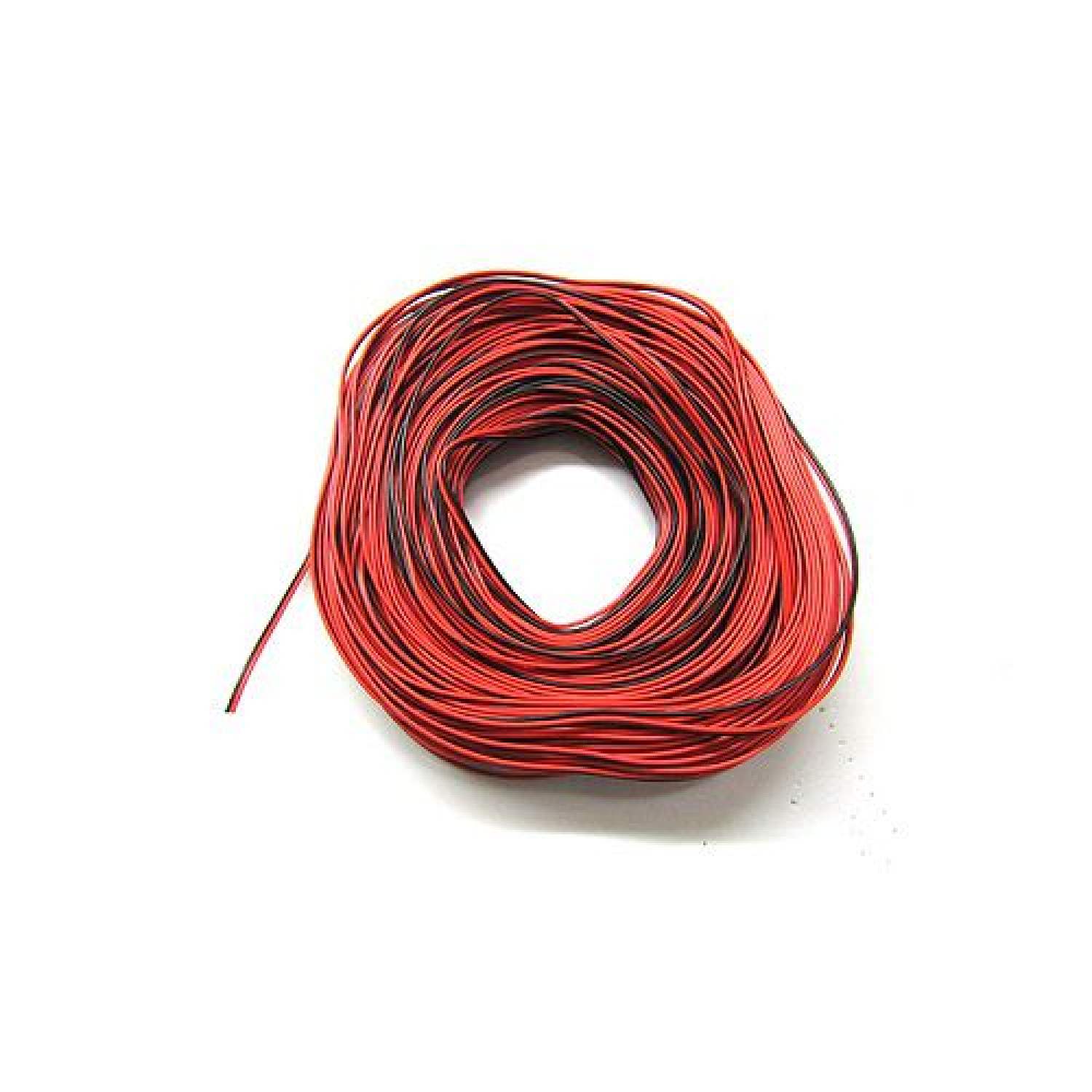 5 MÉT Dây điện đôi màu đỏ đen 2468.26AWG