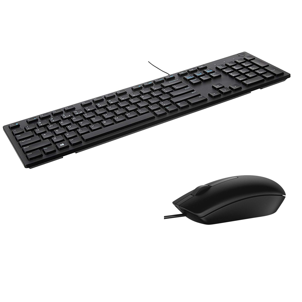 Bộ bàn phím chuột DELL có dây KB216 + MS116