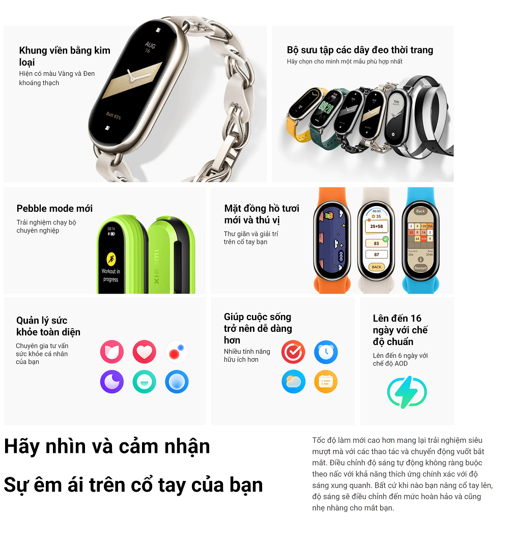 MiBand 8 Xiaomi smart band 8 Int'l-authentic