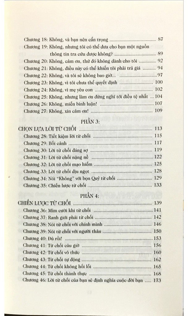 Sách - Vẻ Đẹp Của Lời Từ Chối
