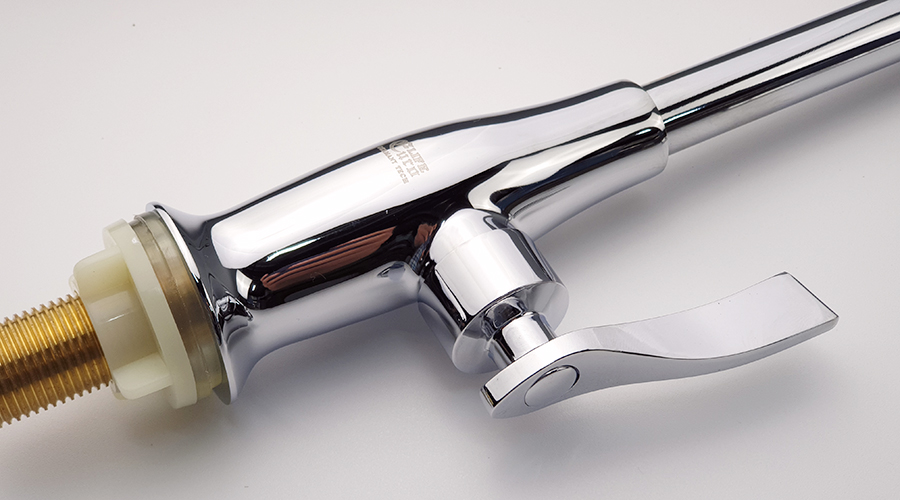 (Có Video) Vòi rửa chén lạnh Đồng mạ Chrome Eurolife EL-RC06 (Trắng bạc)