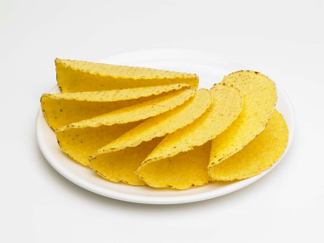 🌮 VỎ BÁNH TACO ORTEGA TACO SHELLS 12 CÁI – GIÒN RỤM, CHUẨN VỊ MEXICO 🌮