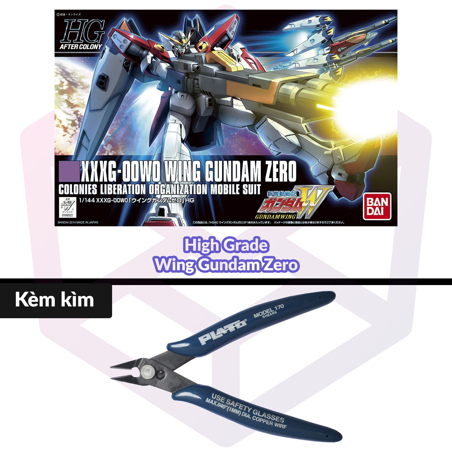 Mô Hình Lắp Ráp Bandai High Grade Wing Gundam Zero