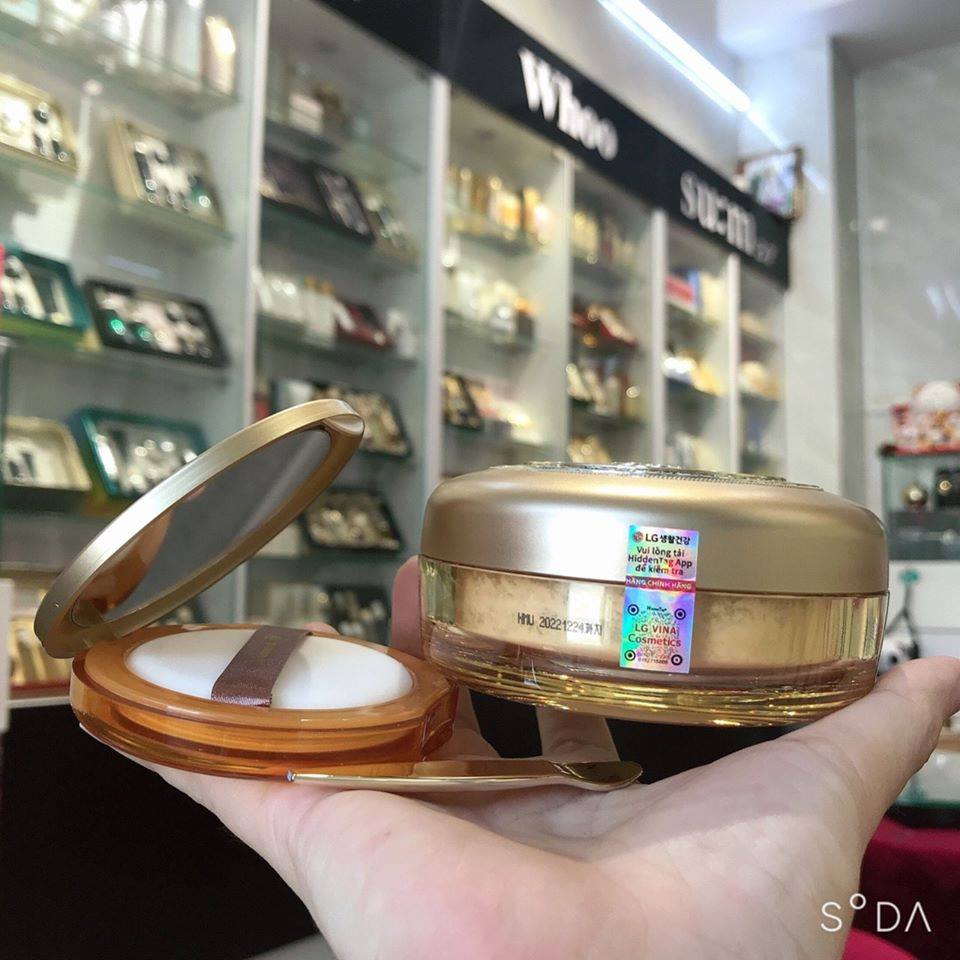 Phấn phủ dạng bột kiềm dầu Whoo Jewelry Powder.