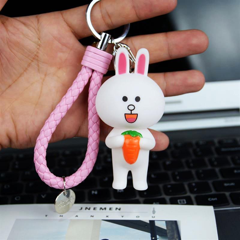 Móc khóa thỏ Cony V.2 (cầm củ cà rốt)