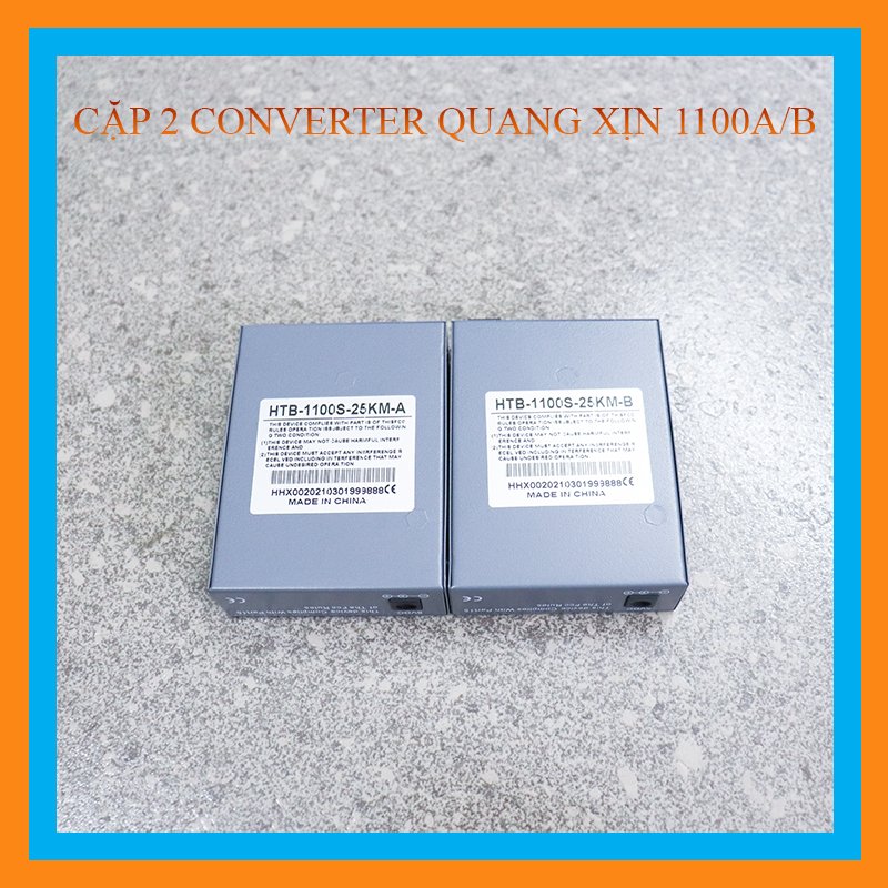 Cặp 2 Converter quang 1100 A/B 1 sợi
