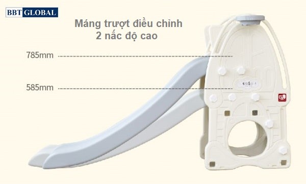 [FREESHIP HN, HCM + BH 2 năm] Cầu trượt xích đu Hàn Quốc CASA cho bé