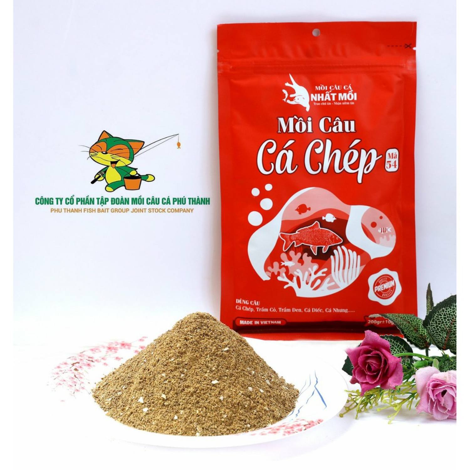 [ ƯU ĐÃI ] Mồi câu cá chép ƞhất Mồi mã 54. Hãng mồi câu cá Phú Thành
