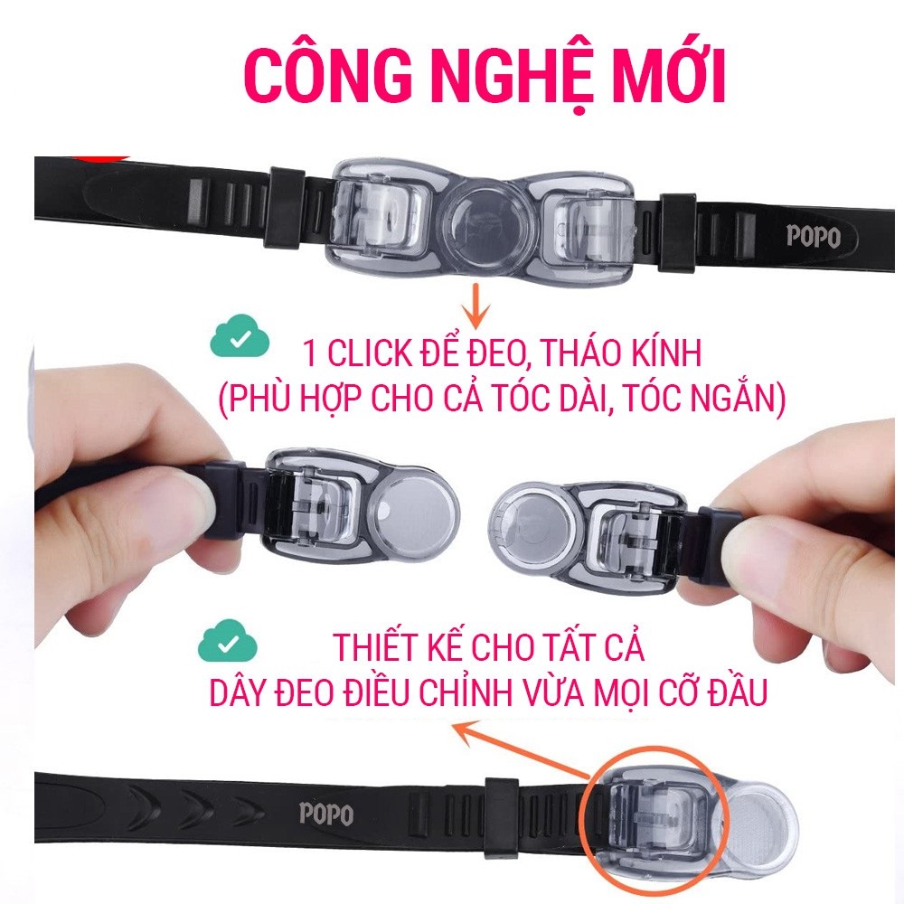 Kính bơi tráng gương Conquest