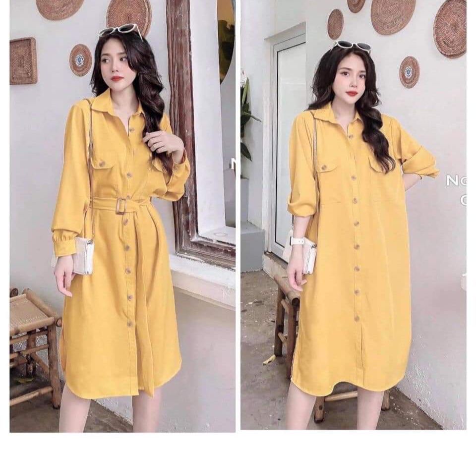 váy bầu công sở  sơ mi mẫu mới-đầm bầu đẹp