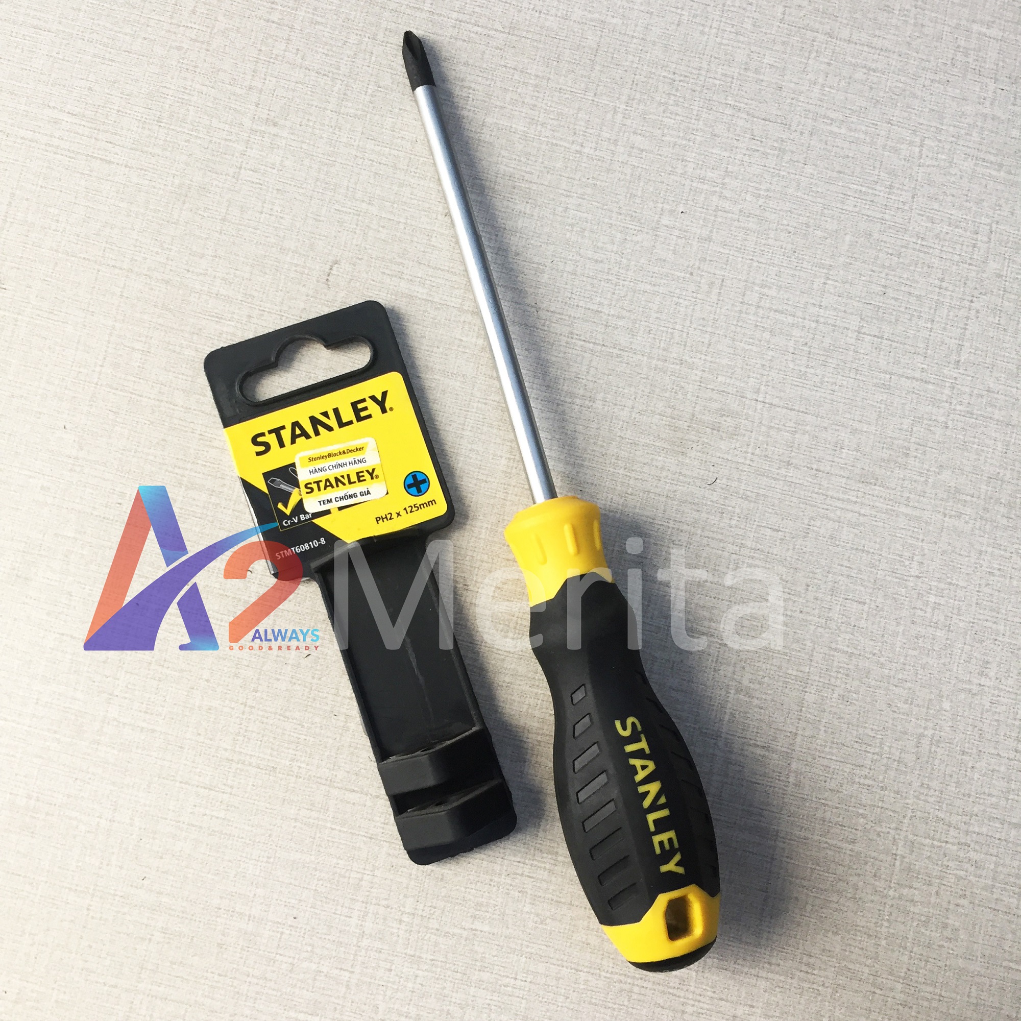 Tua vít bake (+) PH2x125mm có từ Stanley STMT608010-8
