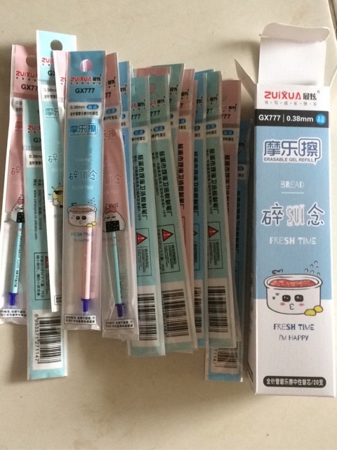 12 Ruột Bút Gel Xoá Được