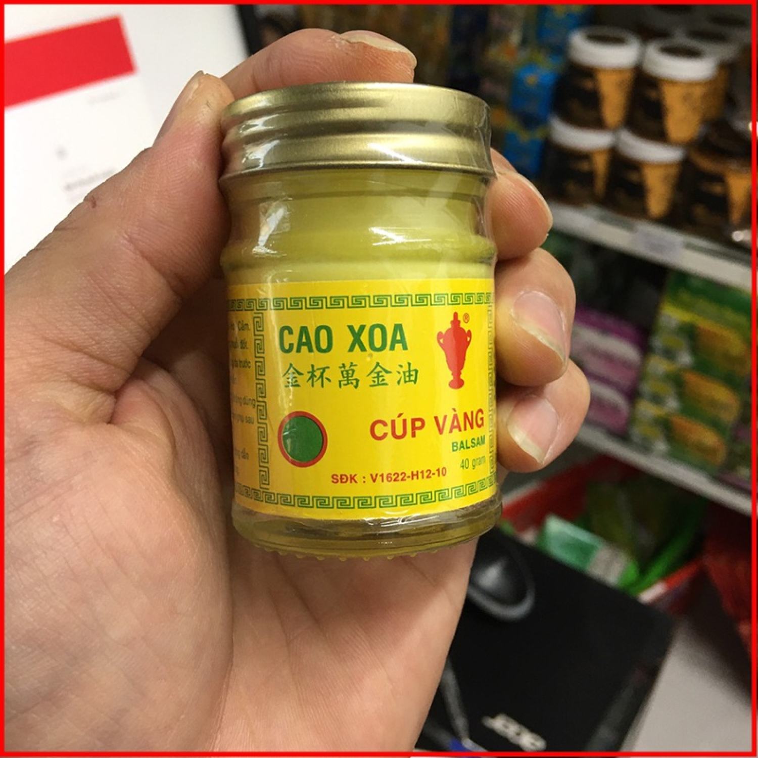 Dầu cù là cao xoa Cúp Vàng hủ 40g