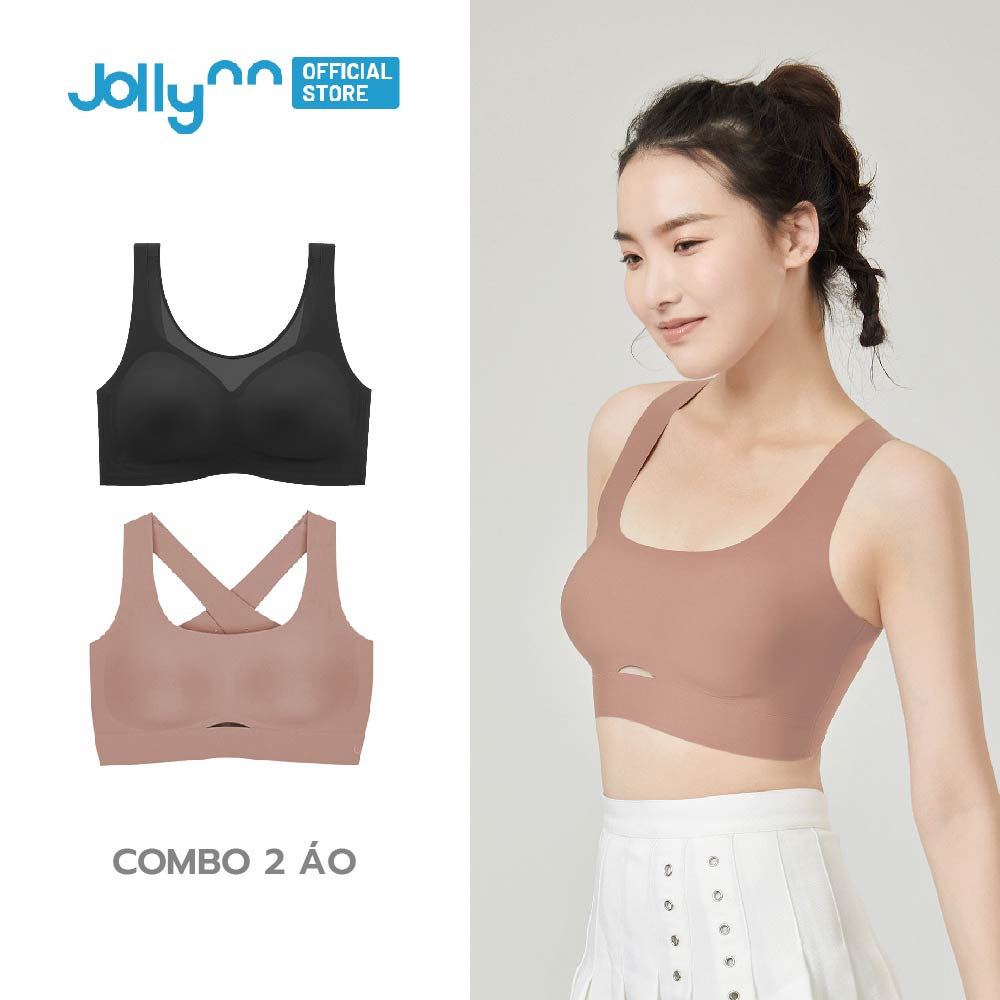 Bộ đôi áo ngực thể thao Jollynn Cheer X và Cheer V sport bra thấm hút mồ  hôi cực tốt | Lazada.vn