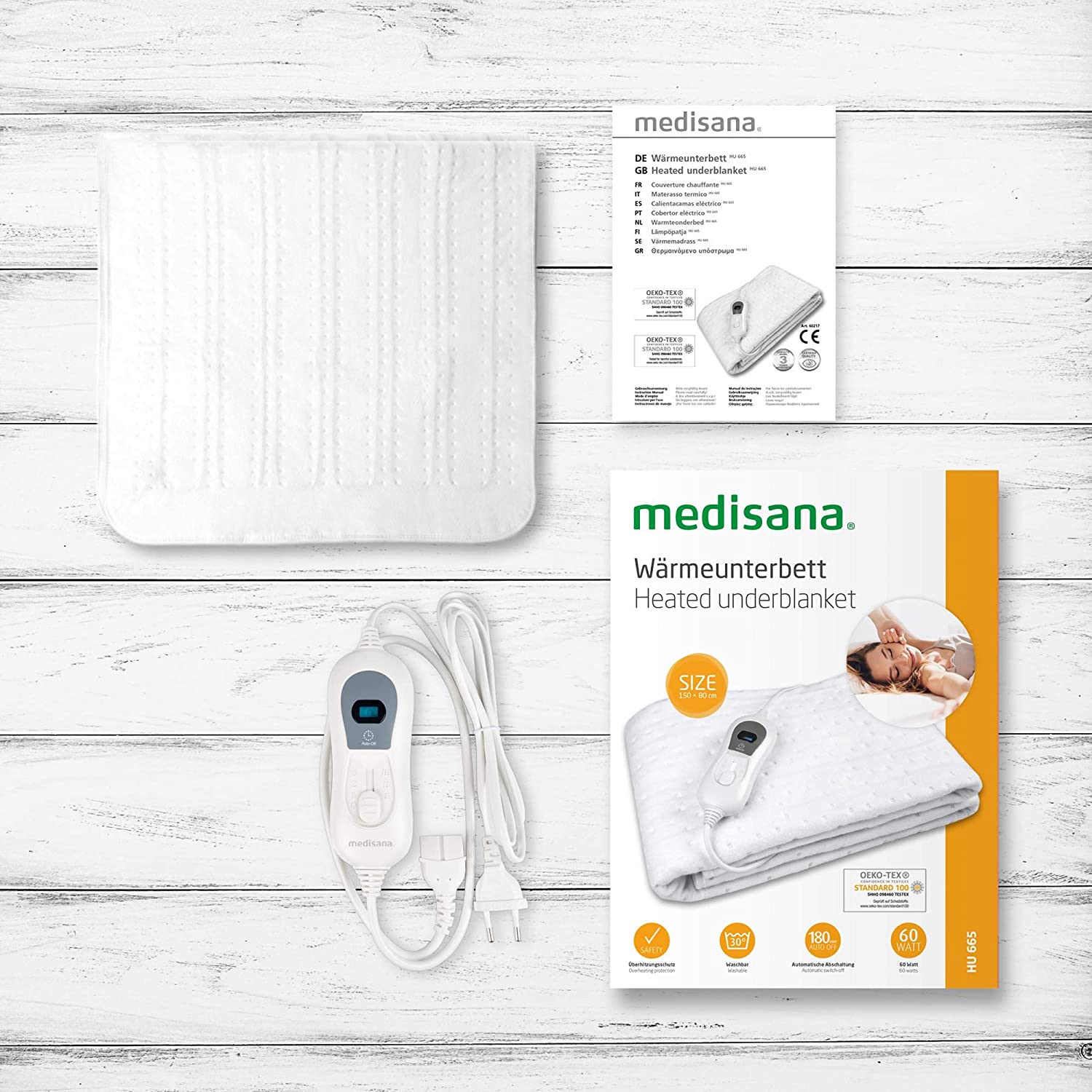 Đệm, chăn điện Mediasana HU 665