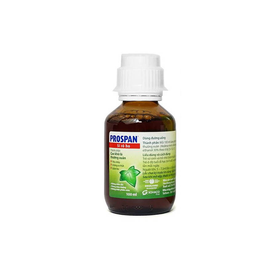 Siro ho Prospan nội địa Đức cho bé từ sơ sinh (100ml)