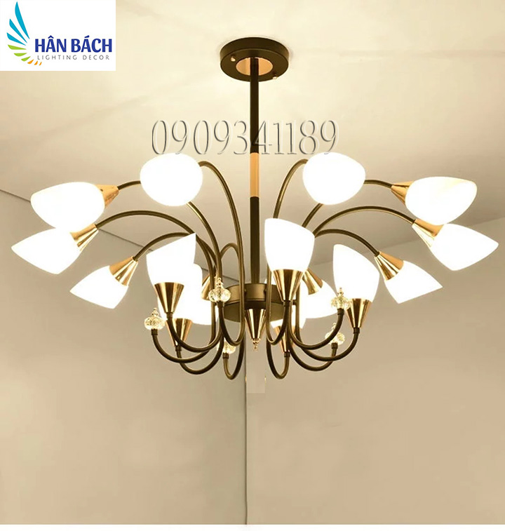 [HCM]Đèn Chùm 15 Bóng Tặng Kèm Bóng Đèn LED