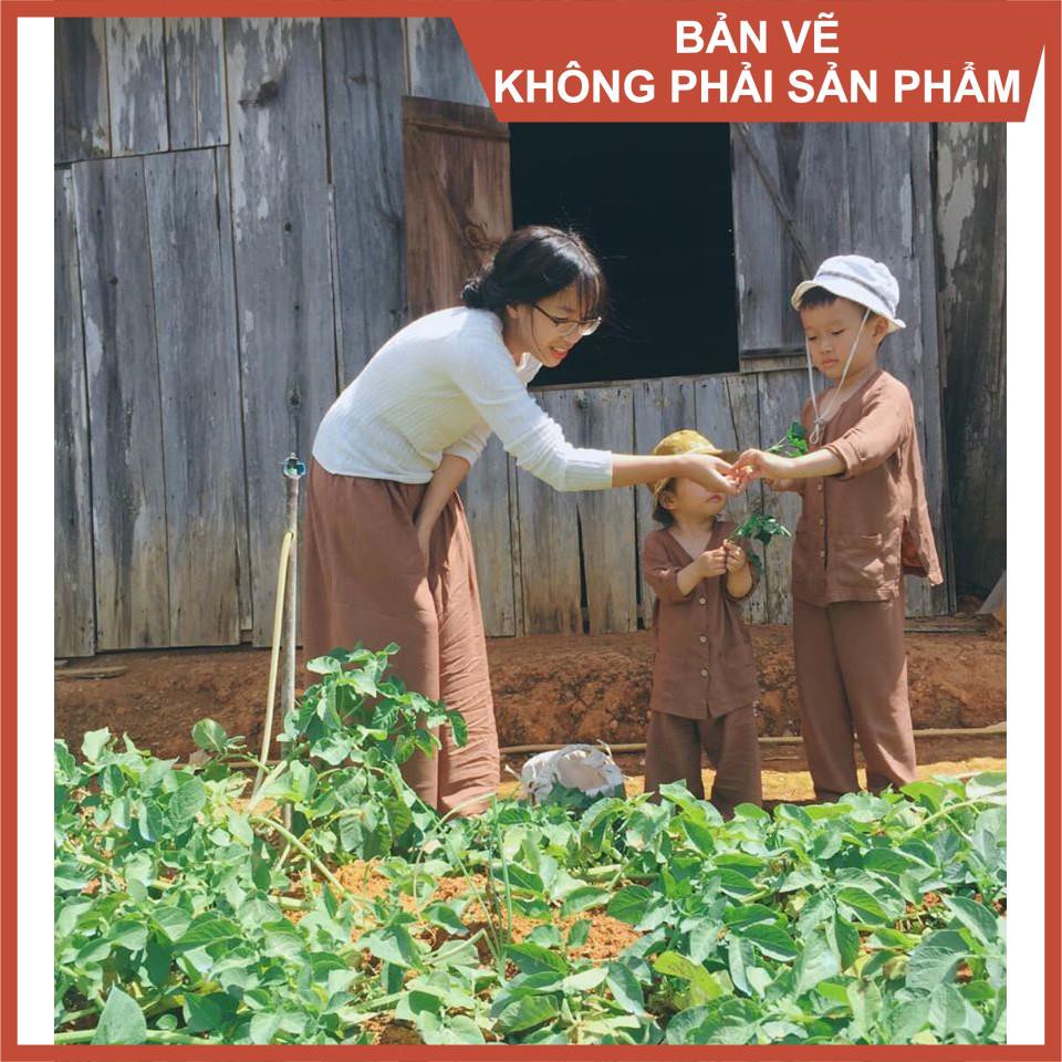 Rập giấy bộ bà ba bé trai mã B36 (BẢN VẼ)