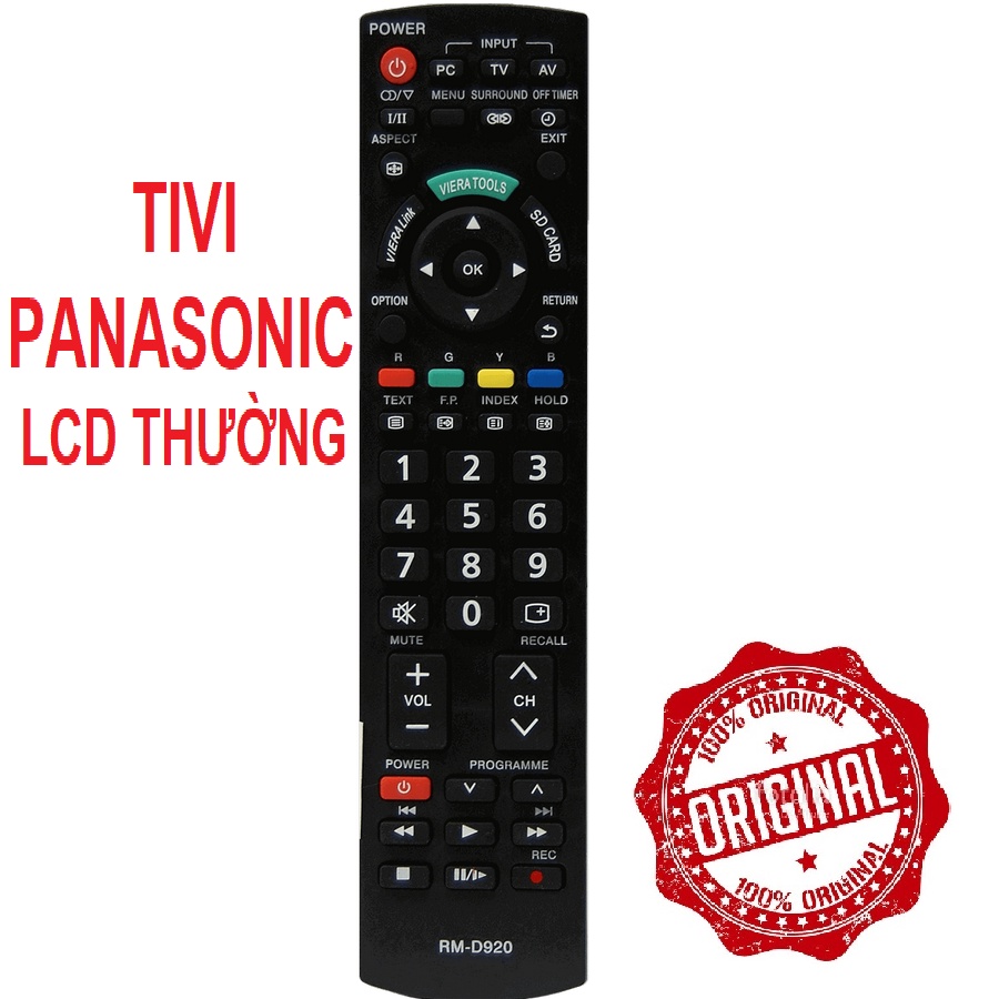 Remote điều khiển tivi panasonic lcd/led rm-d920