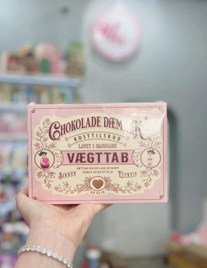Kẹo Socola Giảm Cân Chokolade Vaegttab Đan Mạch Mẫu Mới
