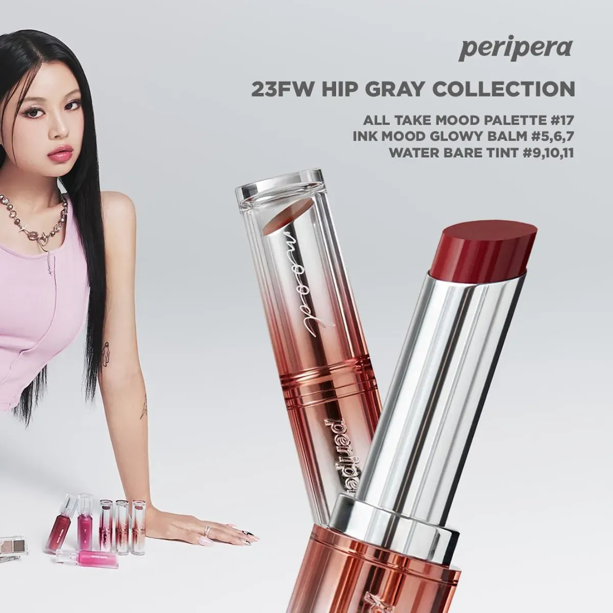 [Săn Sale]Son Dưỡng Có Màu Peripera Ink Mood Glowy Blam 3.2g
