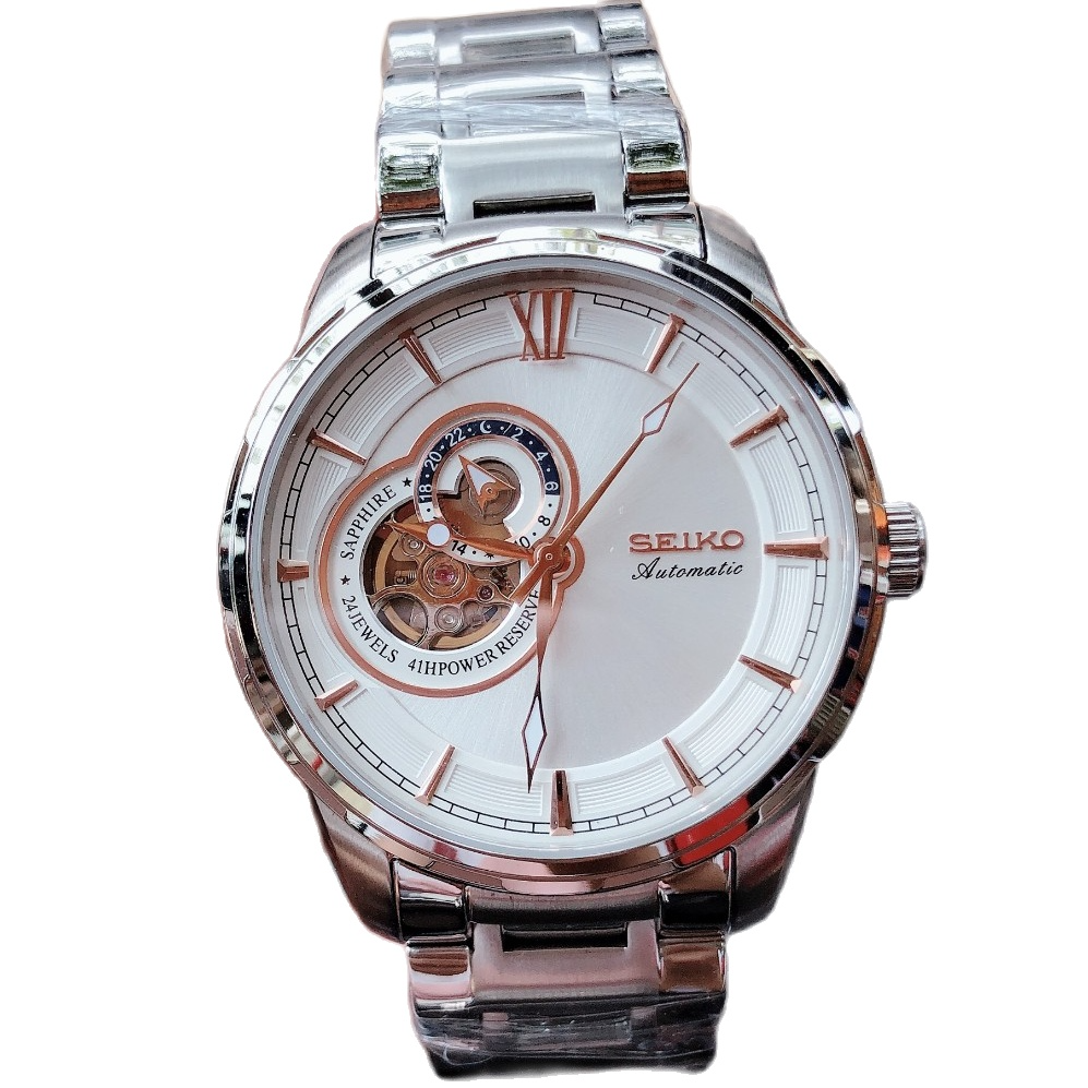 Đồng hồ Seiko Nam automatic lộ máy