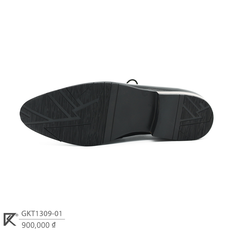 Giày Tây Nam Thủ Công Da Bò Thật K&T Black