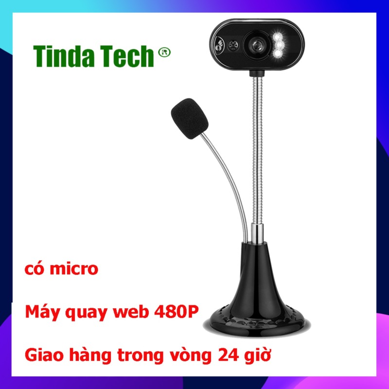 Bảng giá 【In Stock】usb Điều Khiển-Miễn Phí Webcam 480P Máy Tính PC Máy Tính Xách Tay Camera Web Với Microphone Đèn LED Phong Vũ