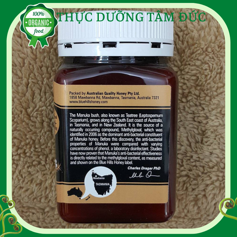 Mật ong Manuka Bluehills 250+ 500g [ Nhập khẩu Úc]