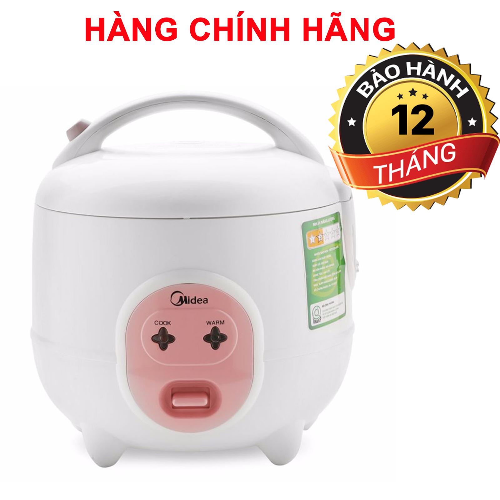 03 nồi cơm điện mini dành cho sinh viên tốt nhất năm 2020 13 Nồi cơm điện Midea MR-CM06SA, 0.6L, Cơm ngon