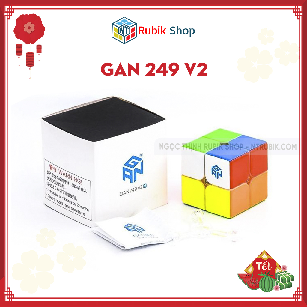 Rubik 2x2x2 GAN 249 V2 M Stickerless