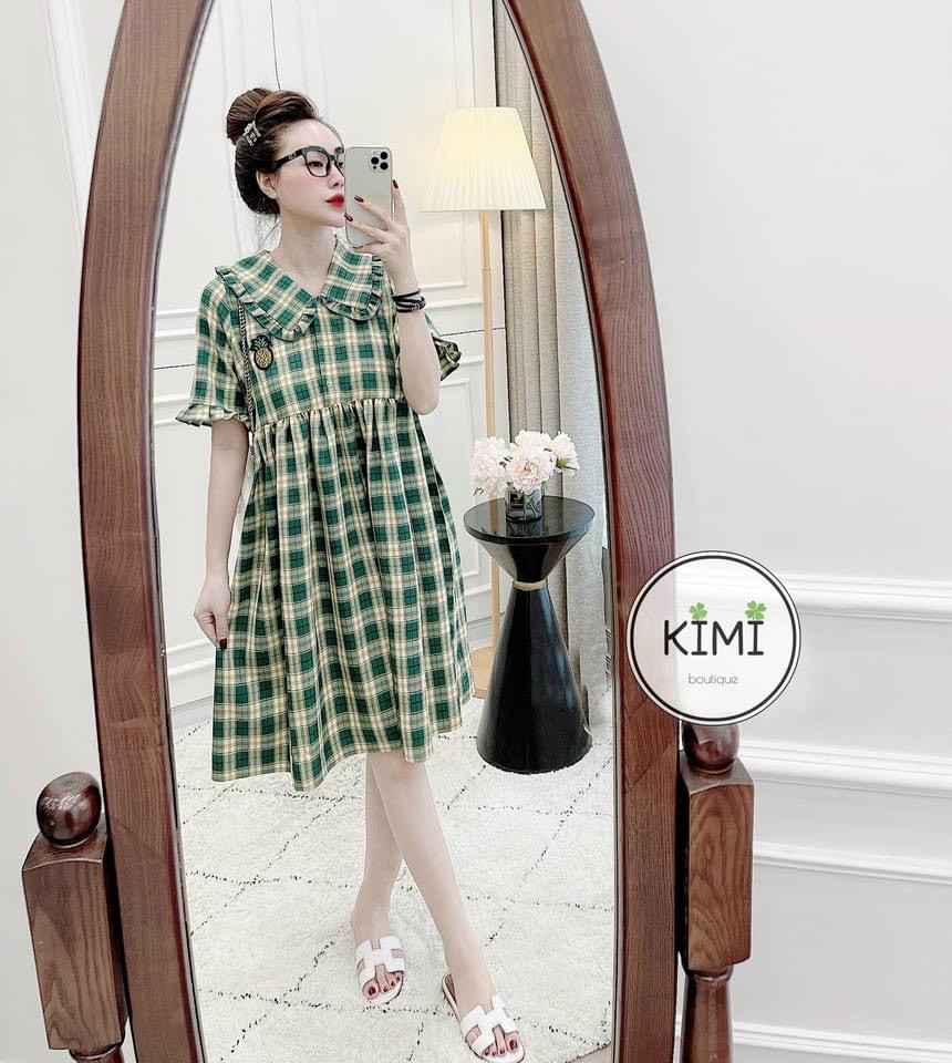 VÁY BẦU, ĐẦM BẦU DÁNG SUÔNG - ảnh thật