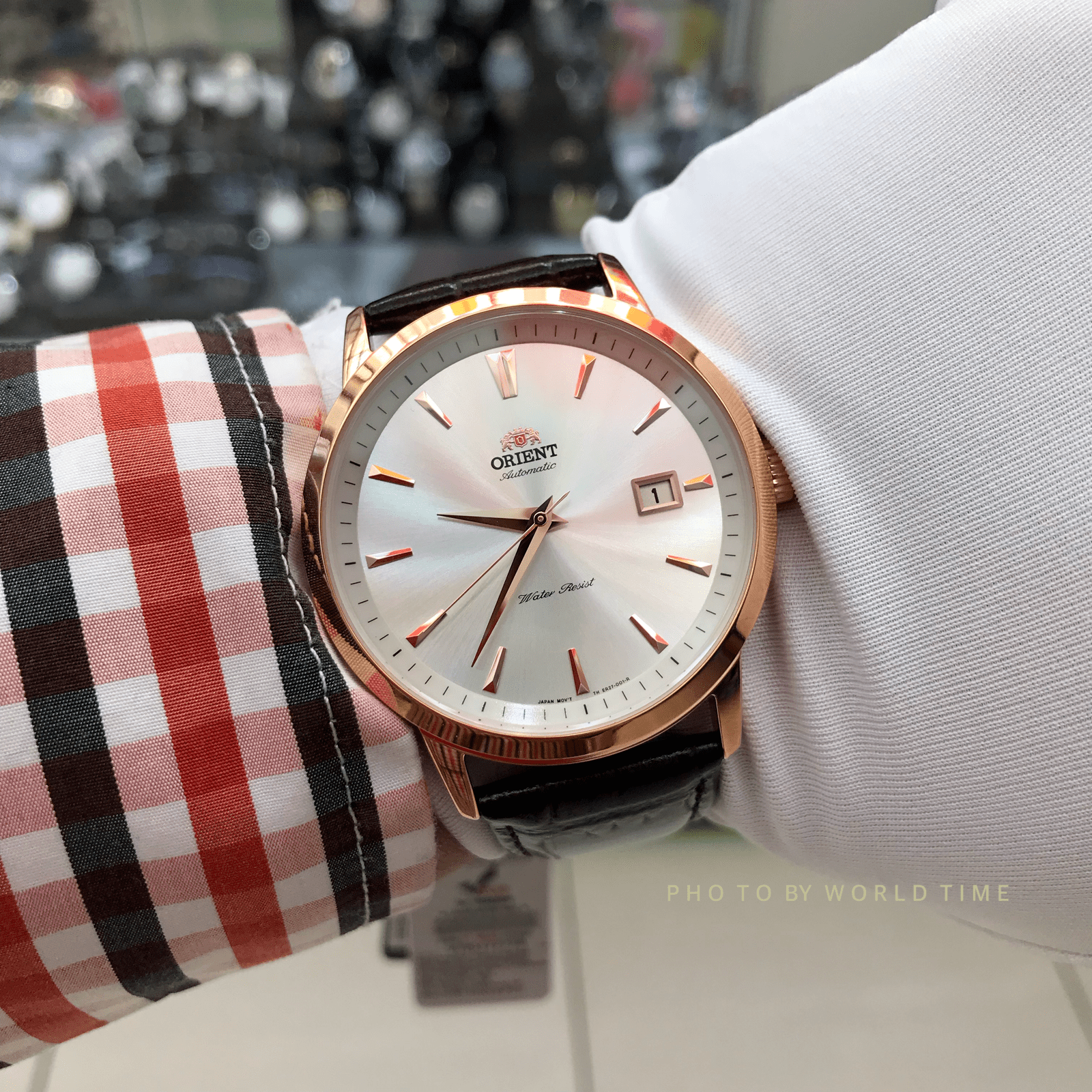 Đồng Hồ Nam Orient  FER27003W0 [ Full Box + Sổ Bảo Hành Hãng ] Automatic  , Chống Nước, Dây Da Đen