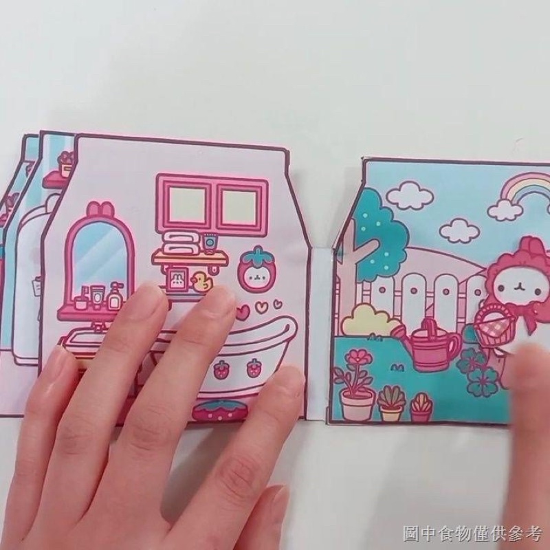 |SQUISHY GIẤY HANDMADE| Squishy giấy ngôi nhà sữa màu hồng