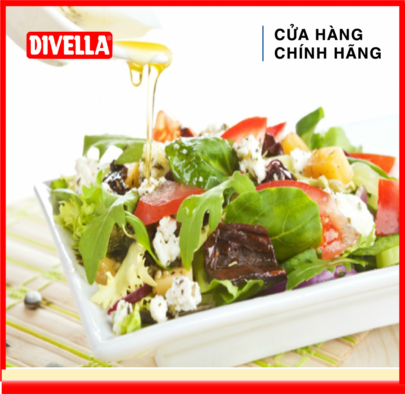 [HÀNG CÔNG TY NHẬP KHẨU] Dầu Oliu Extra Virgin Divella Chai 1000ml