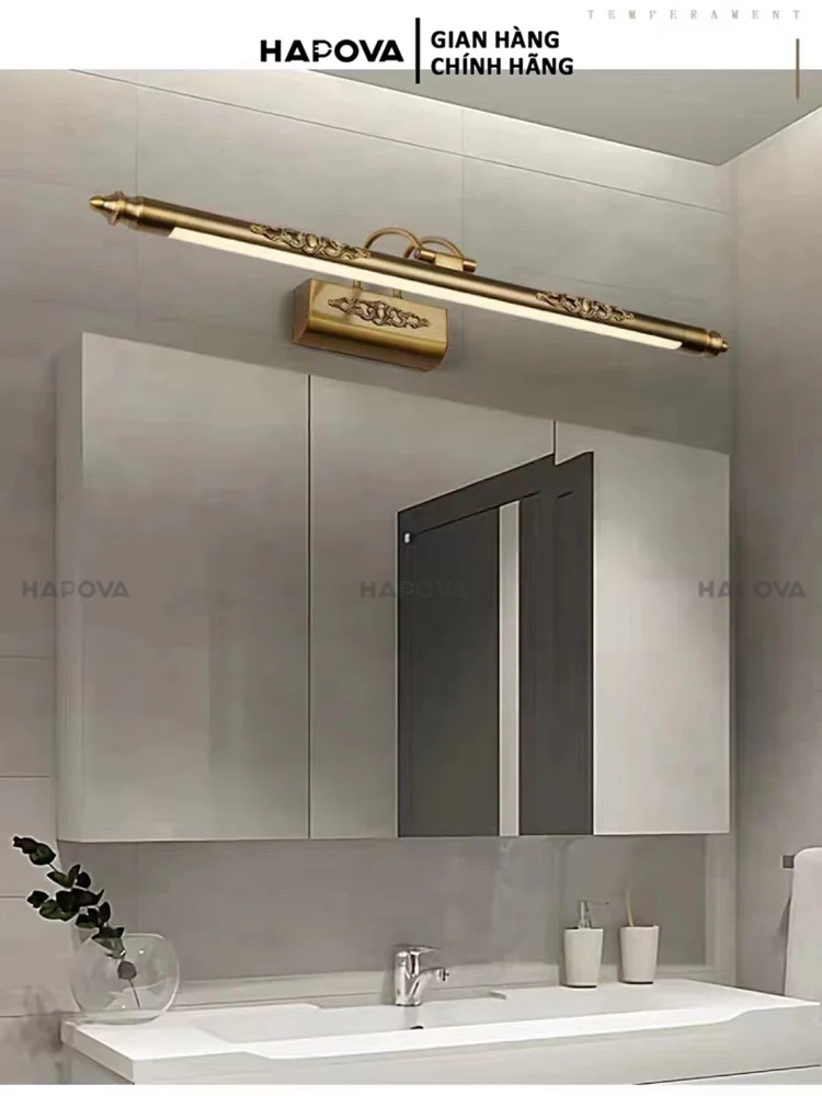 Đèn tường soi tranh bằng đồng cao cấp HAPOVA EIRI 6071