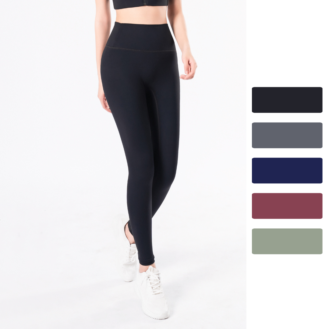 Quần Legging Basic Livan Sport Cao Cấp, Co Giãn, Cạp Mềm Mịn Ôm Form